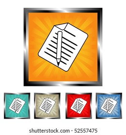 Writing square vector buttons