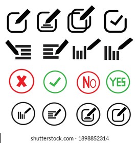 writing symbol and circle in black color