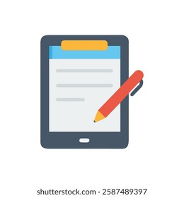 Writing Tablet Icon for Digital Learning