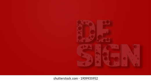 escribir texto-DISEÑO- estilo 3D. Diseño vectorial simple, diseño de pared. páginas web, afiches. Fácil de usar y personalizar.Plantilla cuadrada lista para su uso en diseño web o de impresión.