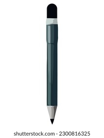 Diseño de herramientas de escritura sobre blanco