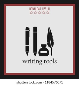 writing tools  vector icon