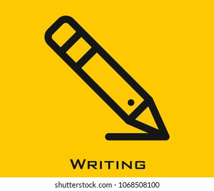 Writing vector icon