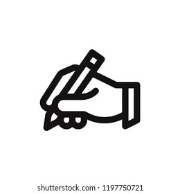 Writing vector icon