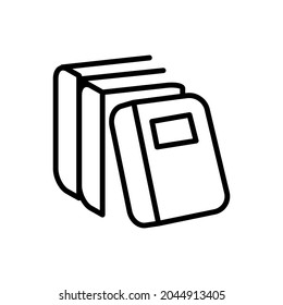 Writing vector icon. Notes illustration sign. Writer symbol. notice logo.