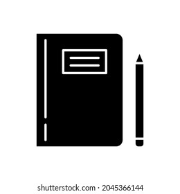 Writing vector icon. Notes illustration sign. Writer symbol. notice logo.