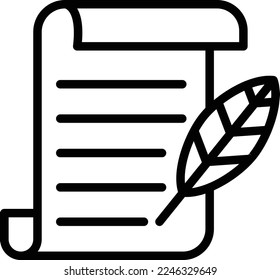 Writing Vector Icon which is suitable for commercial work and easily modify or edit it
