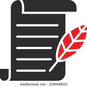 Writing Vector Icon which is suitable for commercial work and easily modify or edit it
