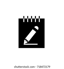 writing - vector logo/icon illustration