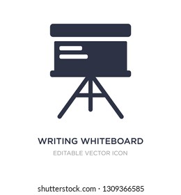 writing whiteboard icon on white background. Simple element illustration from Education concept. writing whiteboard icon symbol design.