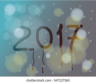 written by hand on sweaty glass 2017