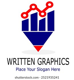 WRITTEN GRAPHICS VEKTOR PLACE YOUR SLOGAN HERE