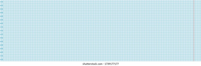 Written paper in the form of a large panoramic checkered background -Vector