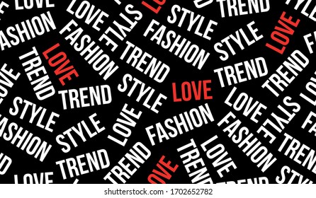 Written pattern seamless. 
Stylish vector design for fabric, wallpaper, wrapping, background.
