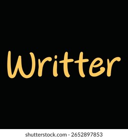writter text for T-shirt print and other use on black background.