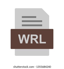 112 Wrl file format icon Images, Stock Photos & Vectors | Shutterstock