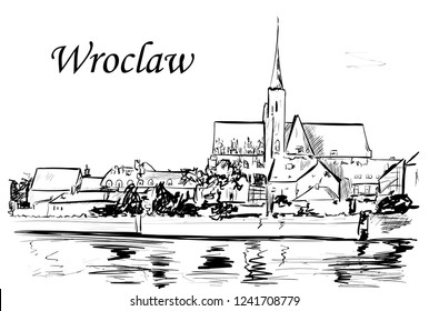 Wroclaw in the sunny day