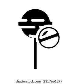 wrong answer glyph icon vector. wrong answer sign. isolated symbol illustration