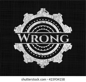Wrong with chalkboard texture