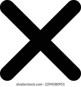 wrong icon vector . delete icon . cancel icon . close mark . exit icon