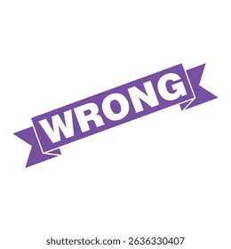 Wrong Letter Rubber Stamp Template Design
