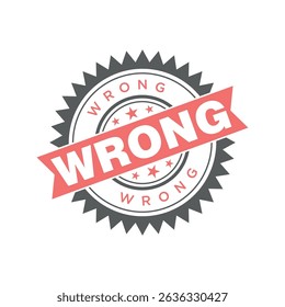 Falscher Buchstabe Gummistempel Vorlagenentwurf