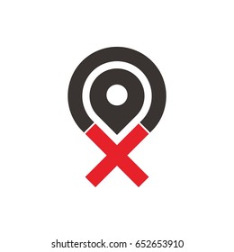 Wrong Location Symbol