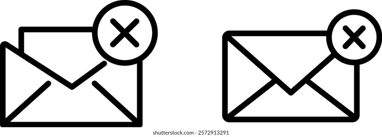 "Wrong Mail Vector Icon - Representing the Concept of Incorrect or Misdelivered Email"