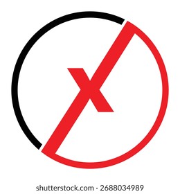 Wrong Mark Symbol Icon Vector
