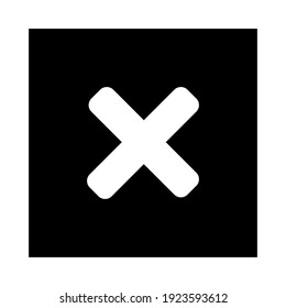 Falsche Markierungen, Cross-Markierungen, abgelehnt, abgelehnt, Nein, falsch, nicht OK, falsche Auswahl, Aufgabenabwicklung, Abstimmung. - Vektormarkensymbole. Weißer Umriss-Design. Isolierte Ikone.