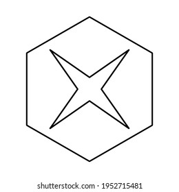 Wrong marks, Cross marks, Rejected, Disapproved, No, False, Not Ok, Wrong Choices, Task Completion, Voting. - vector mark symbols. Black outline design. Isolated icon.