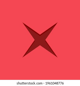 Wrong marks, Cross marks, Rejected, Disapproved, No, False, Not Ok, Wrong Choices, Task Completion, Voting. - vector mark symbols in red. Isolated icon.