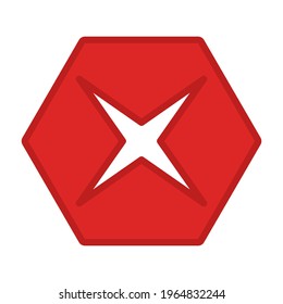 Wrong marks, Cross marks, Rejected, Disapproved, No, False, Not Ok, Wrong Choices, Task Completion, Voting. - vector mark symbols in red. Isolated icon.