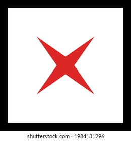 Wrong marks, Cross marks, Rejected, Disapproved, No, False, Not Ok, Wrong Choices, Task Completion, Voting. - vector mark symbols in red. Isolated icon.