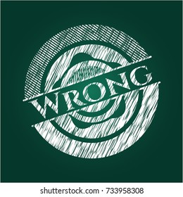 Wrong on blackboard