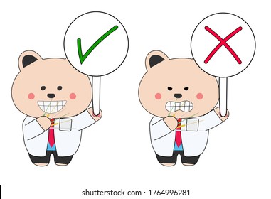 wrong and right doctor acupuncture bear on white