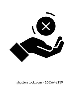Wrong thing line icon, concept sign, outline vector illustration, linear symbol.