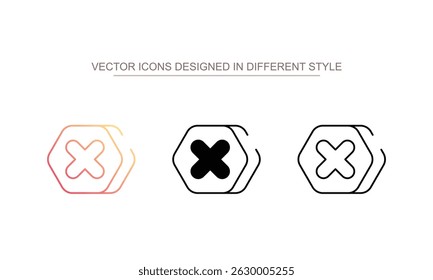Wrong Way ícone design com fundo branco ilustração stock