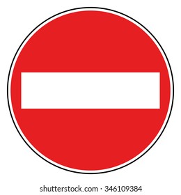 Wrong Way Sign