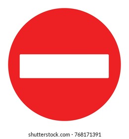 Wrong Way Sign Vector Stock Vector (Royalty Free) 768171391 | Shutterstock