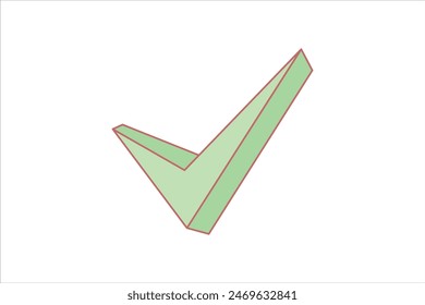Wrong Yes Flat Sticker Design