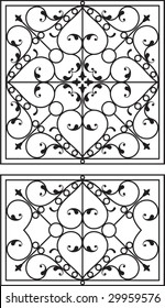 Wrought Iron Fire place grill, wall decor, wall hanging design