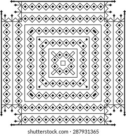 Wrought Iron Fireplace Grill Vector Art
