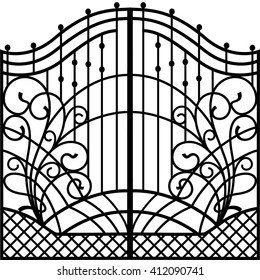 Wrought Iron Gate