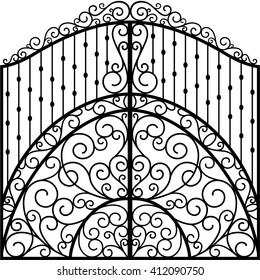 Wrought Iron Gate