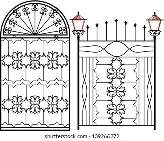 Wrought Iron Gate, Door, Fence, Window, Grill, Railing design