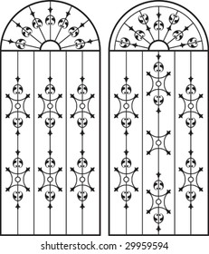 Wrought Iron Gate, Door, Fence, Window, Grill, Railing design