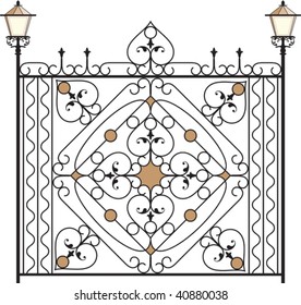 Wrought Iron Gate, Door, Fence, Window, Grill, Railing design