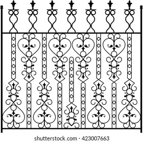 Wrought Iron Gate, Door, Fence, Window, Grill, Railing Design