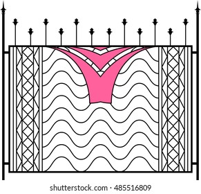 Wrought Iron Gate, Door, Fence, Window, Grill, Railing Design